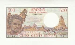 Djibouti 500 Francs 1979 Unc P36a @