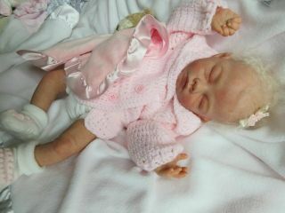 Very Rare Reborn Baby Girl Doll - Unexpected Arrival By Tina Kewy