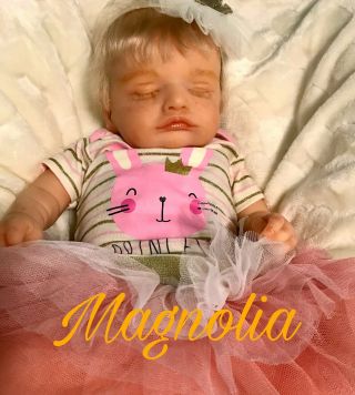 Reborn Baby Girl Newborn Release Rosalie By Olga Auer Sleeping