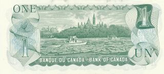 BANK OF CANADA 1 DOLLAR 1973 AMA0019100 RADAR NOTE - UNC 2