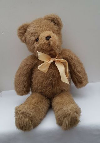 Vintage Alresford Crafts Brown Medium - Sized Collectable Teddy Bear 20 " High