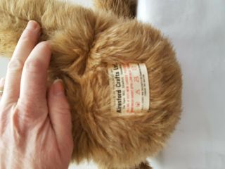 Vintage Alresford Crafts Brown Medium - Sized Collectable Teddy Bear 20 
