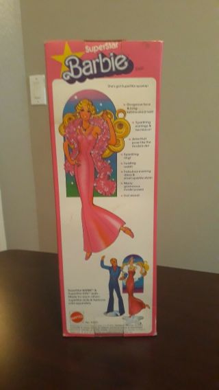 Vintage 1976 Mattel Superstar Barbie Doll No.  9720 NIB Hard to Find 3