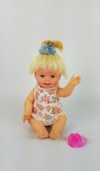Vintage 60s 1965 Mattel Cheerful Tearful 13 " Baby Doll Drink & Wets / Cries Gvuc