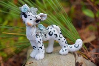 Whisper Fillies Himalaya The Snow Leopard Figurine Handmade doll 3
