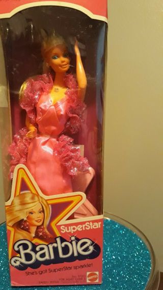 Vintage 1976 Matte Superstar Barbie Doll No.  9720 MIB Hard to Find 2