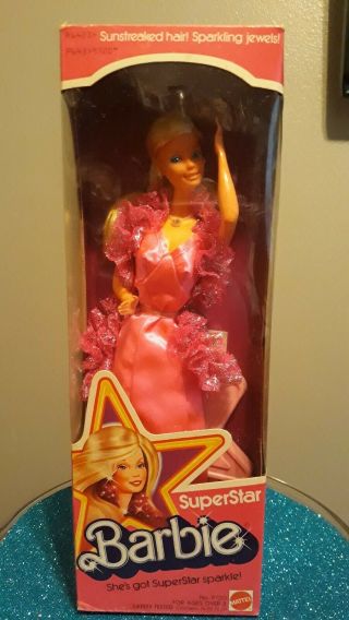 Vintage 1976 Matte Superstar Barbie Doll No.  9720 MIB Hard to Find 3