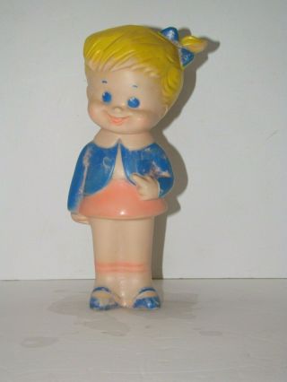 Vintage Sun Rubber Co Squeaker Toy Doll