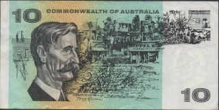 Australia $10 Nd.  1968 P 40c Prefix Ssr Circulated Banknote