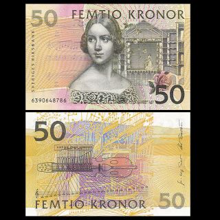 Sweden 50 Kronor,  1996,  P - 62a,  Unc