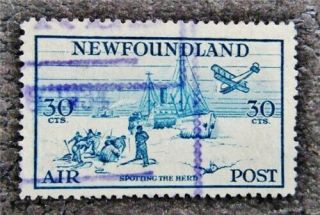 Nystamps Canada Newfoundland Stamp C15 Un$45 Vf