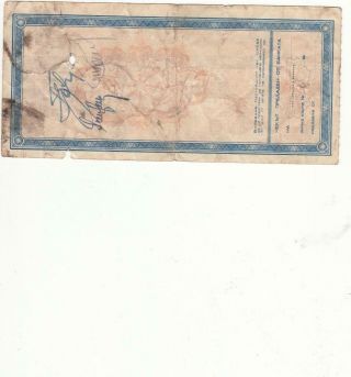 Bulgaria Bulgarian Agricultural & Cooperative Bank Cheque Banknote 10000 leva 2