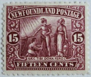 Newfoundland 114: F/vf Mh 15 - Cents Colony Seal From The Royal Family Issue