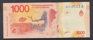 Argentina 1000 Pesos AU P. ,  Banknote,  Uncirculated 2