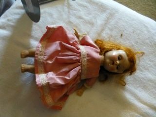 Vintage Vogue " Ginny " Doll - Stiff Legged Walker - Red Hair,  Blue Eyes - Very Sweet