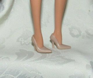 Barbie Model Muse Versace Dark Nude High Heel Shoes Accessory For Doll