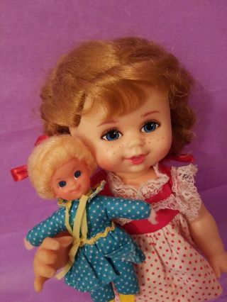 Vintage Mattel 1967 Buffy & Mrs.  Beasley Doll 11 " Sweet