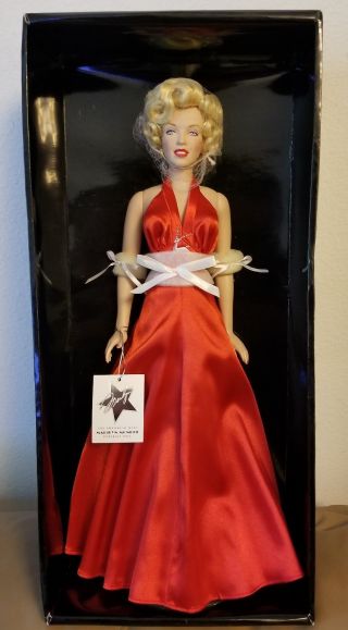Franklin Marilyn Monroe " Night Before Christmas " Vinyl Doll With.