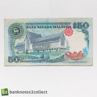 MALAYSIA: 1 x 50 Malaysian Ringgit Banknote. 2