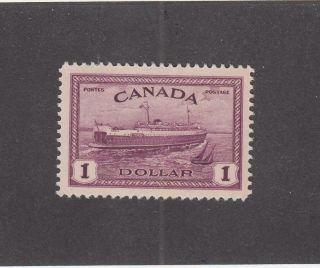 Canada (mk3704) 273 Vf - Mlh $1 Pei Train Ferry/ Abegweit/red - Vio Cat Value $55