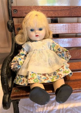 Vintage Painted Lash Vogue Ginny Doll Early Doll
