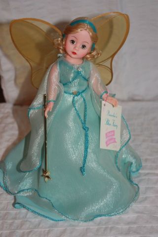 Mib Madame Alexander Disney Blue Fairy Tree Topper Doll 79545 - Rare 1995 Only