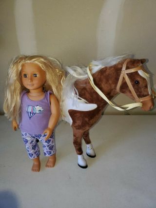 Battat Our Generation 18 Inch Doll american girl clothes and horse 2