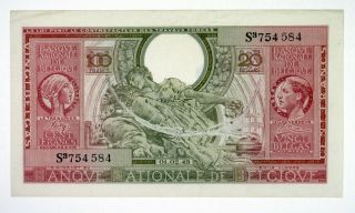 Belgium Banque Nationale Belgique 100 Francs 20 Belgas 1943 P - 123,  Vf - Xf