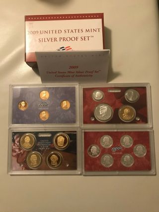 2009 United States Silver Proof Coin Set.  United States