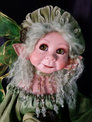 Carolyn Ann Leary Doll Florian Ooak Elf Hand Made Porcelain Face