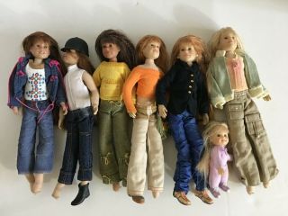 7 Only Hearts Club Dolls Lily Rose Olivia Brianna Anna Sophia Little Sister