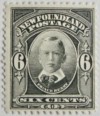 Newfoundland 109: Fine Mh 5 - Cents Prince Henry From The Royal Family Issue