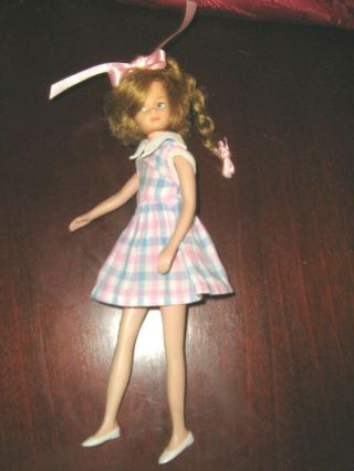 Vintage Tressy Little Sister Toots Posing Doll Dress Shoes