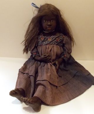THEA BY ELISSA GLASSGOLD RESIN DOLL 22 2/ LE 40 AFRICAN AMERICAN 2