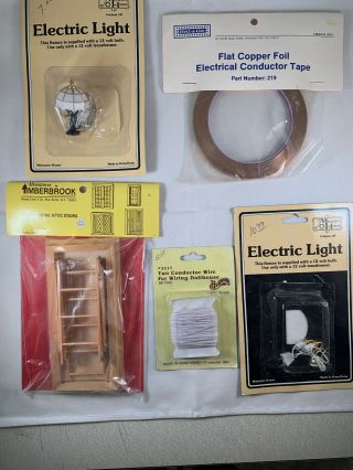 Dollhouse Miniatures Electric,  Building And Finishing Materials