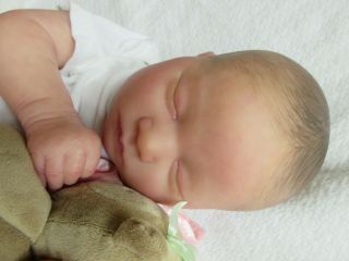 Newborn Sleeping Reborn Baby Girl Doll - Realborn Laila - Full Limbs