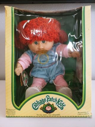 Cabbage Patch Kids Doll Jesmar Red Double Ponies 4 Girl 