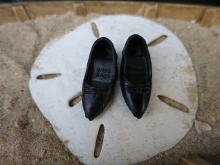 Vintage Ideal Tammy Doll Black Rubber Shoes Hong Kong