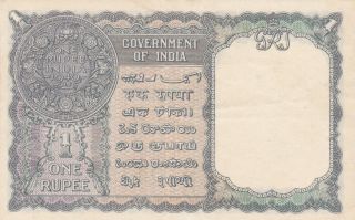 1 RUPEE EXTRA FINE CRISPY BANKNOTE FROM BRITISH INDIA 1940 PICK - 25 2