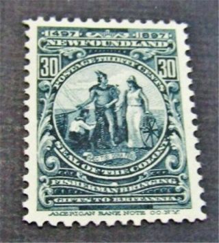 Nystamps Canada Newfoundland Stamp 72 Og H Un$75 Vf