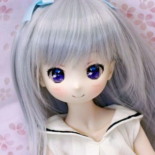 Custom Mdd/0bitsu Msd Bjd Vinyl Anime Head Volks Mini Dollfie Dream Size