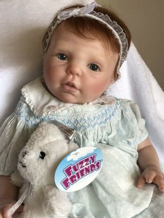 Adorable Reborn Baby Girl Doll Gracie By Donna Rubert