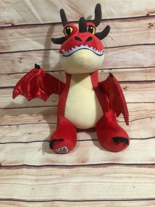 Build A Bear Workshop How To Train Your Dragon Hookfang Retired 15 " Red Plush