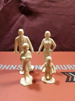 Marx Traditional 1960’s Family Vintage Miniature Dollhouse Figures
