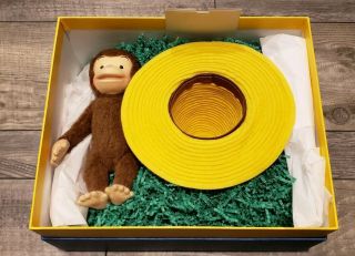 R.  John Wright - Curious George With Yellow Hat 310/500 - Never Displayed