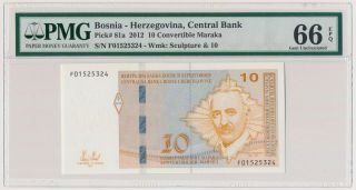 5080.  Bosnia And Herzegovina,  10 Convertible Maraka 2012,  Serbian Issue
