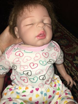 reborn girl sleeping baby doll girls play doll 20” children’s toy 3