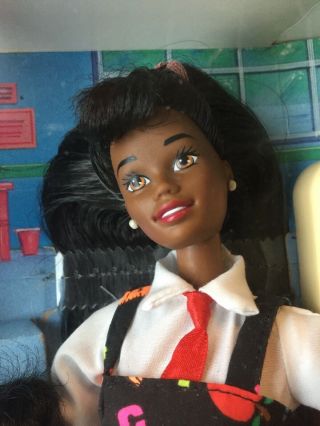 1995 Teacher Black Barbie Doll Set Mattel 13915