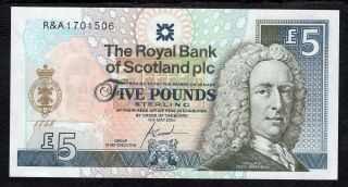 5 Pounds From Scotland 2004 Unc Old Tom Morris 2