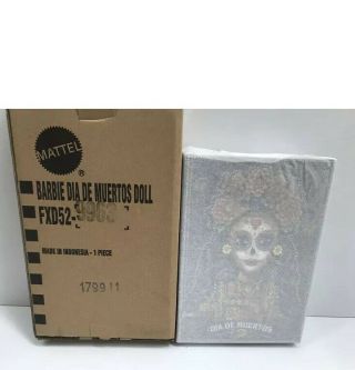 Barbie In Hand Day Of The Dead Dia De Muertos Ready To Ship Usa Brown Box